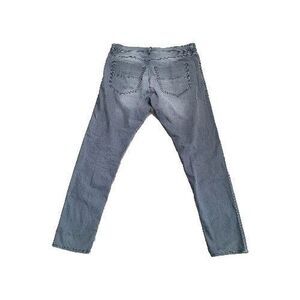 Diesel Jeans Tepphar Stretch Slim Carrot Dark‎ Gray Mens 38 X 32 Denim 0674U